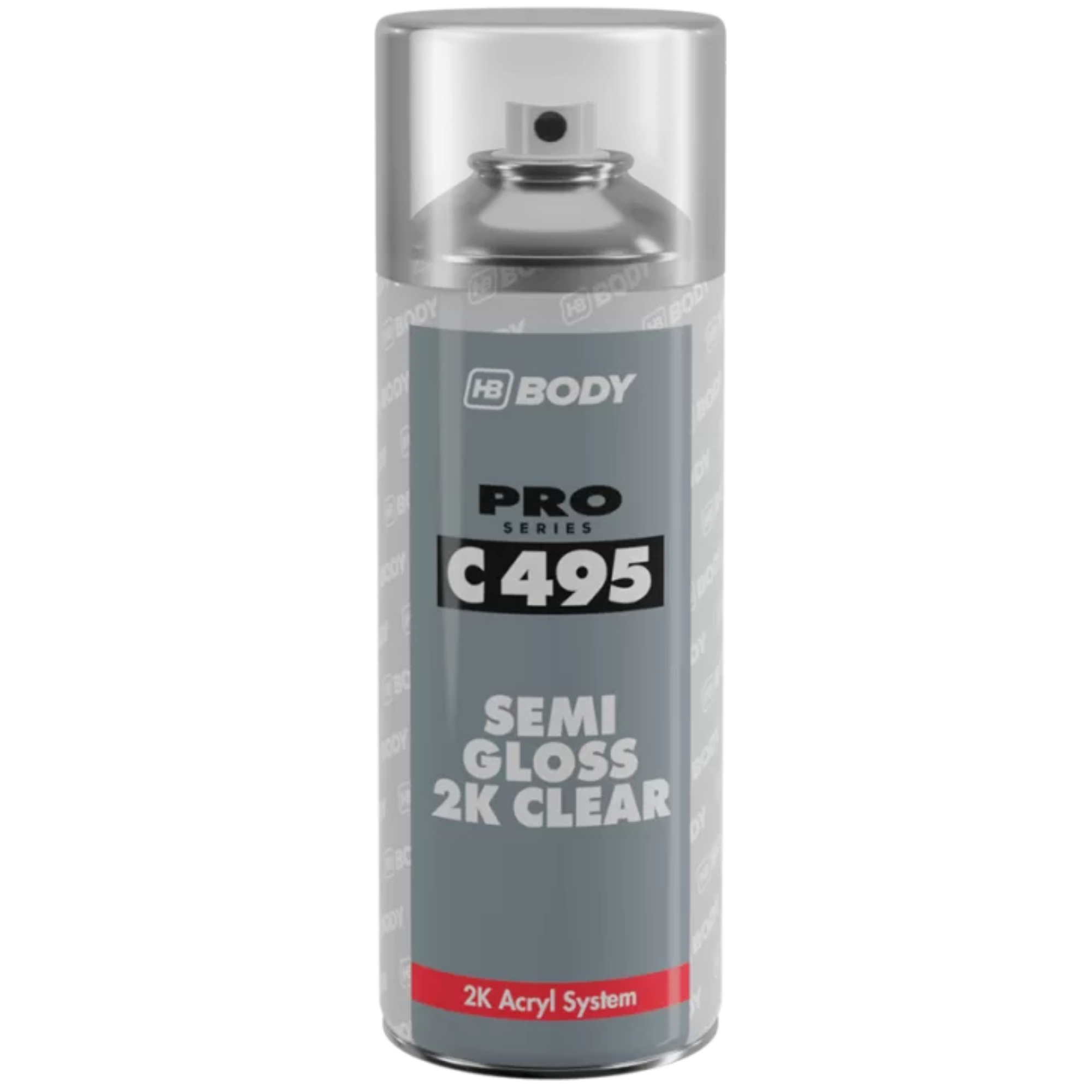 HB BODY C495 2K CLEAR SEMI GLOSS SPRAYTRANSPARENT 400ML