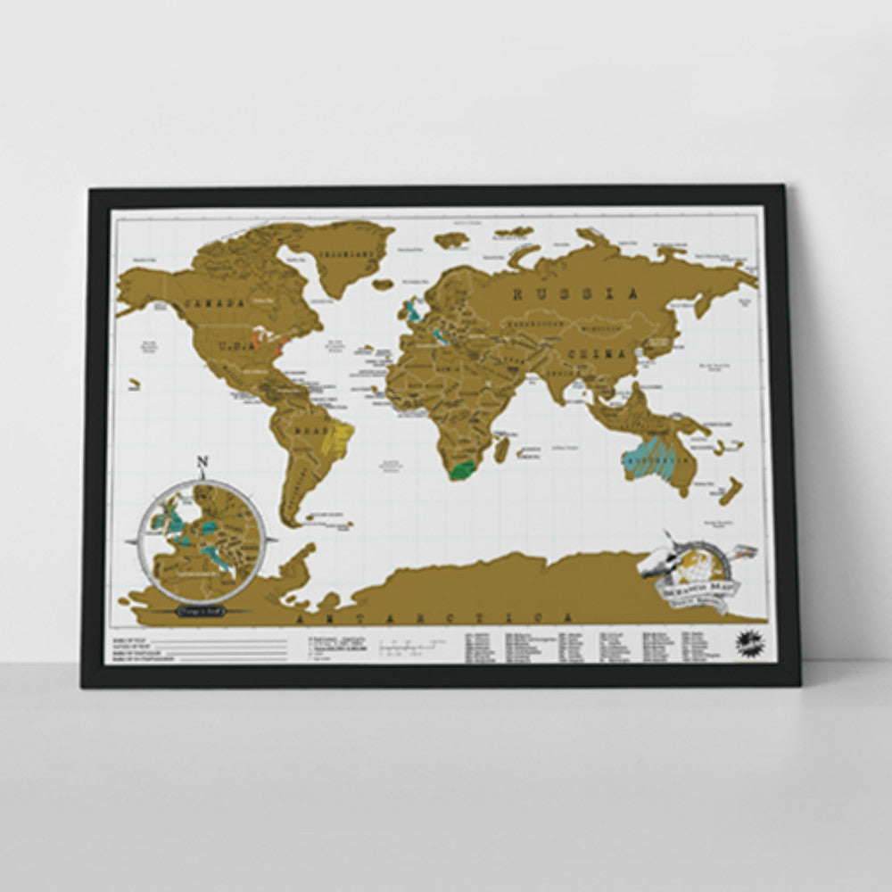 LUKSTRA Scratch Map Travel