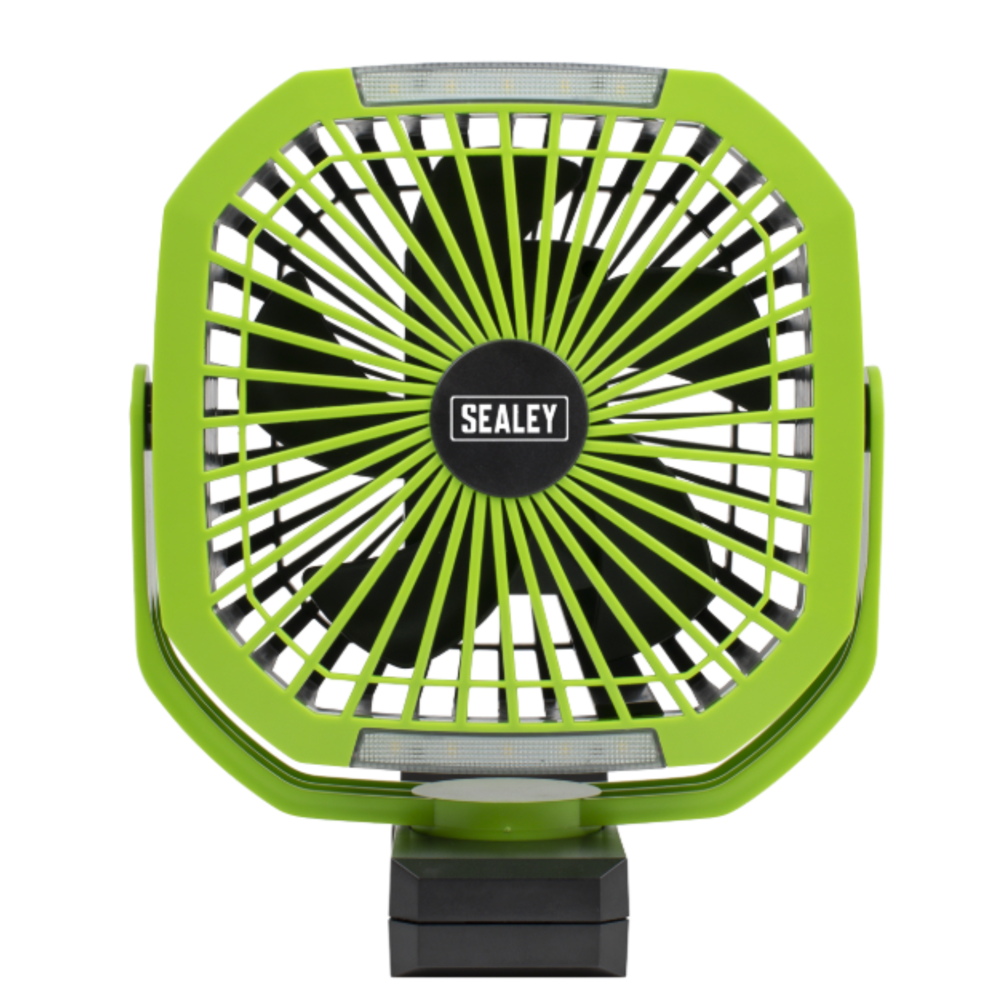 Sealey 8" Small Portable Clip Fan with Worklight 4-Speed