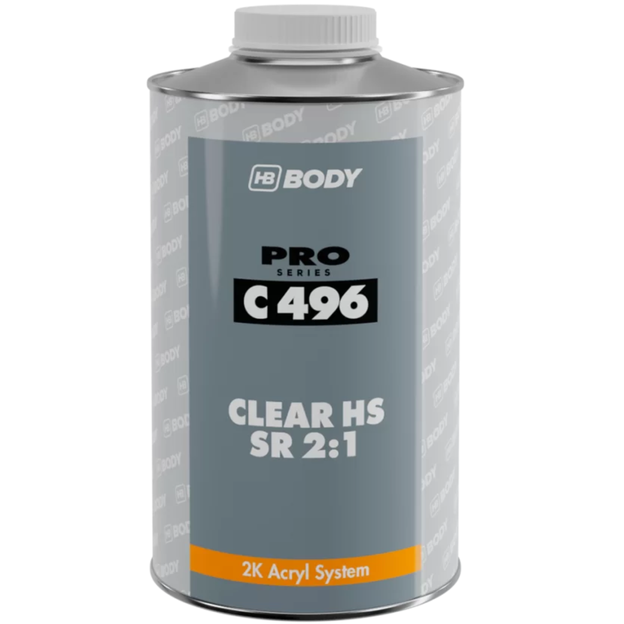 HB BODY C496 CLEAR HS SR 2:1 5L