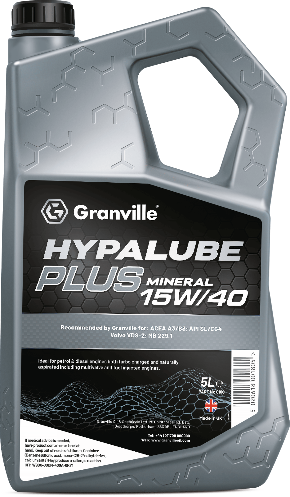 Granville Hypalube Mineral Plus 15W/40 5 Litres
