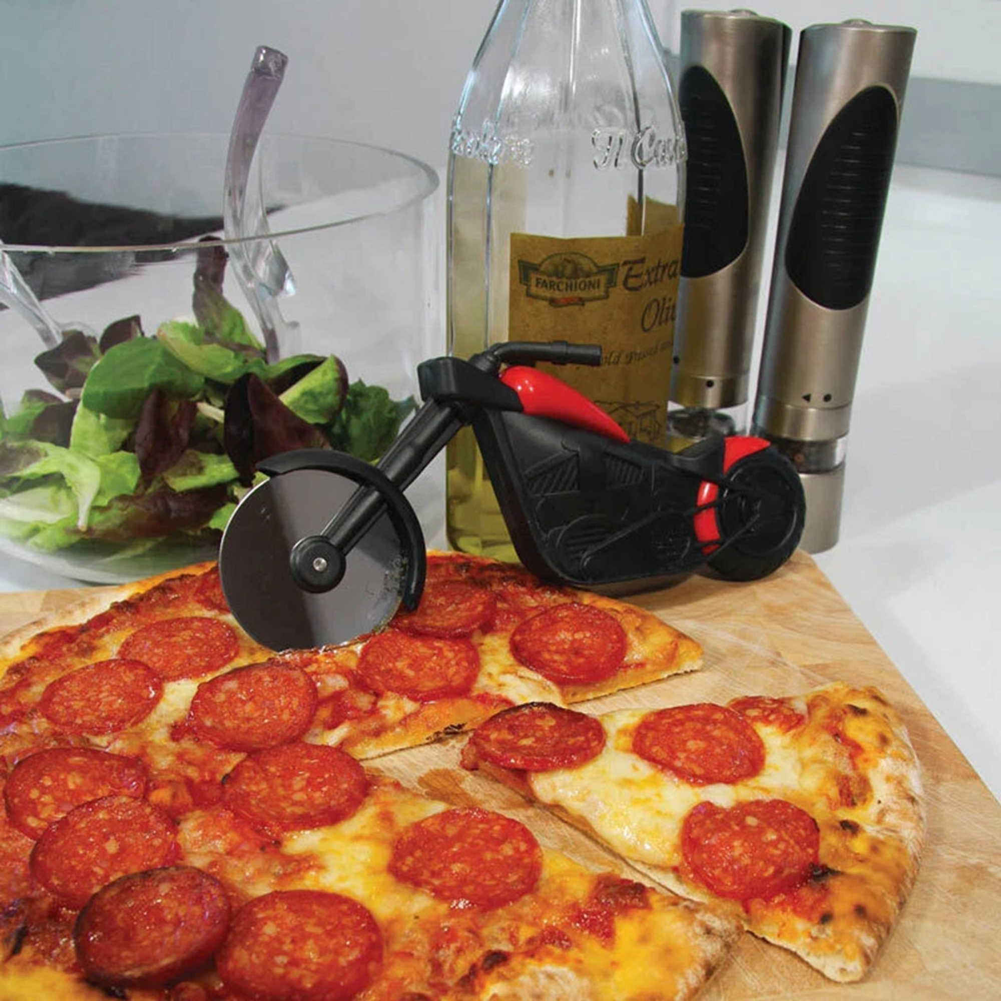 Pizza Chopper Motorbike Cutter