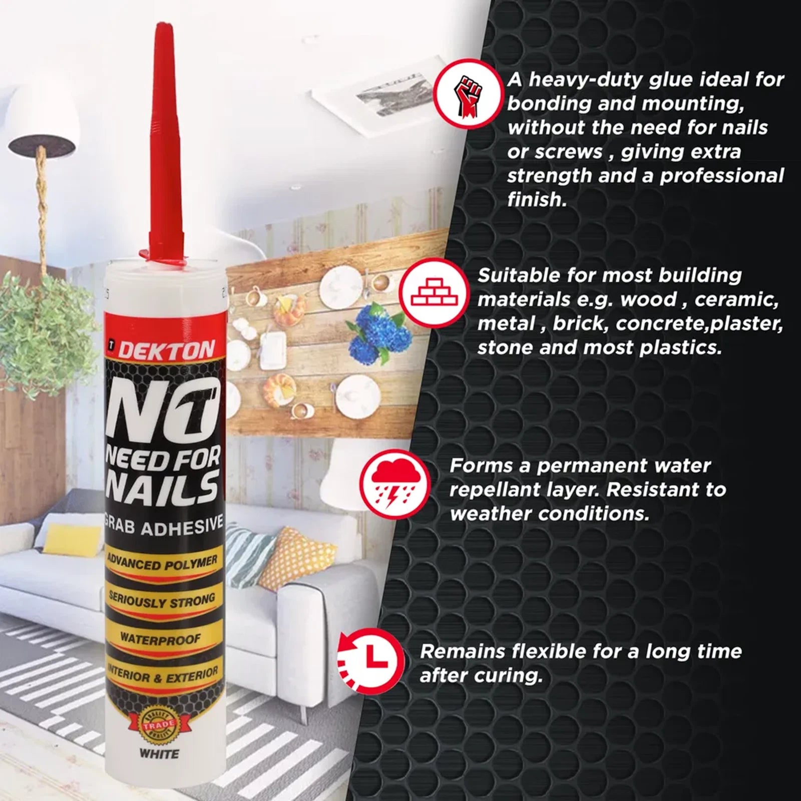 Dekton No Need for Nails Multipurpose