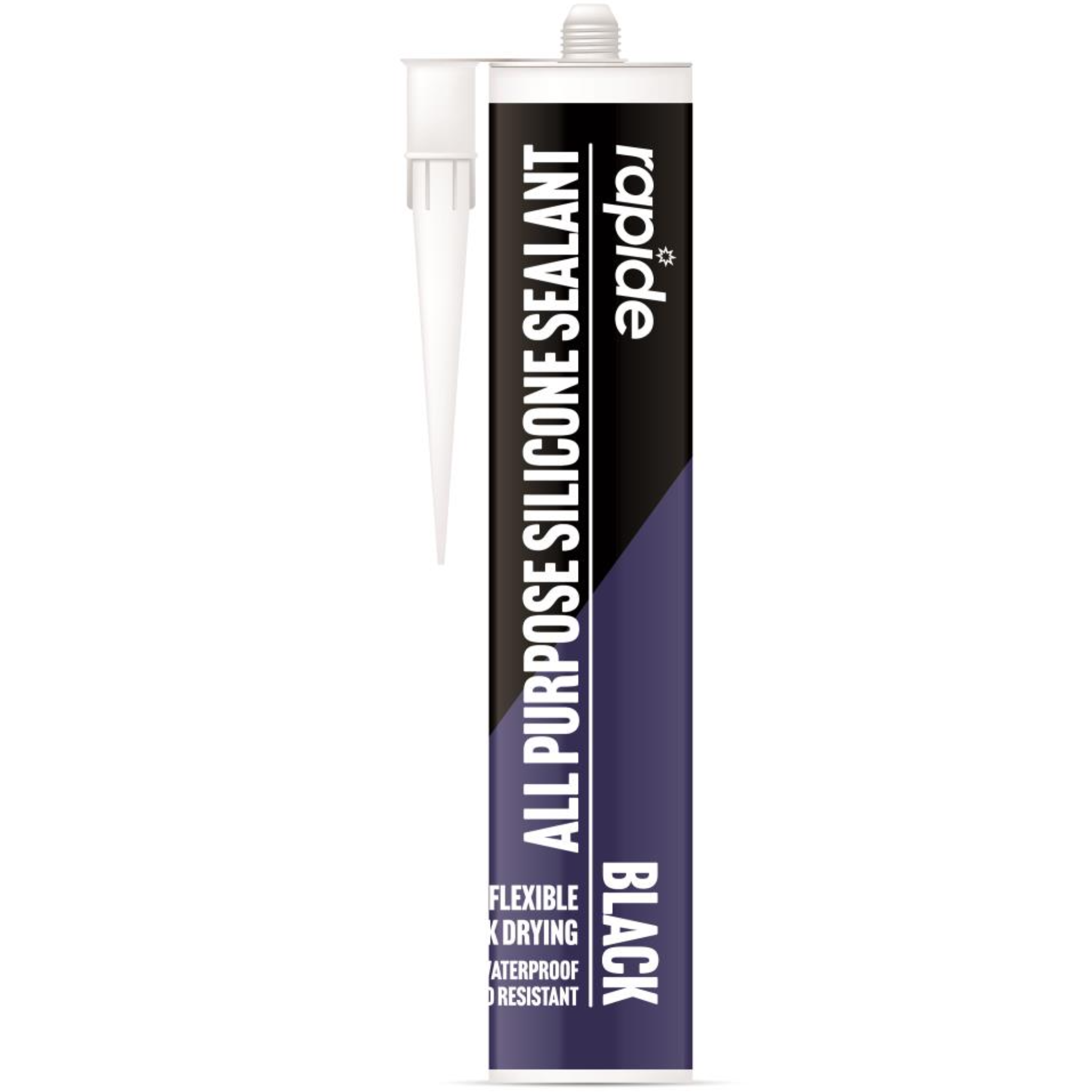 Rapide All Purpose Silicone Sealant Black 260ml