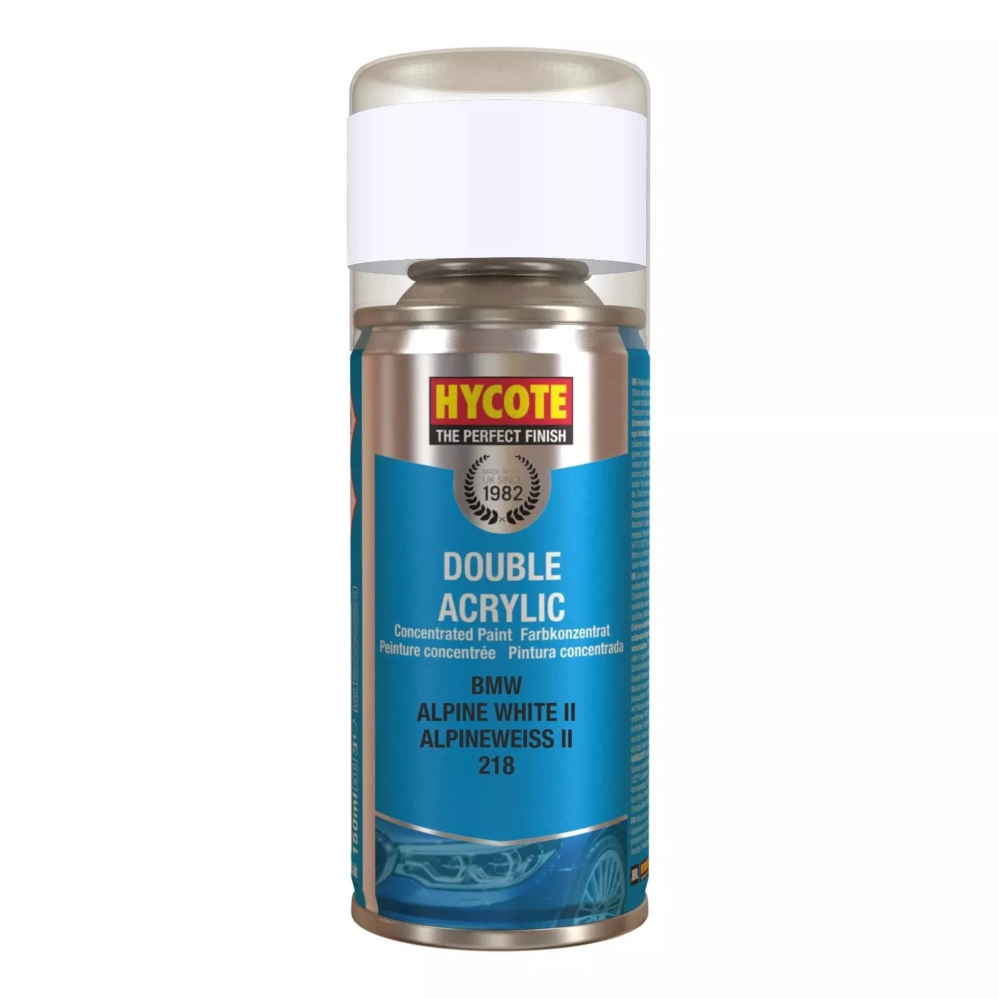 Hycote DBM610 BMW Alphine White III Spray Paint 150ml