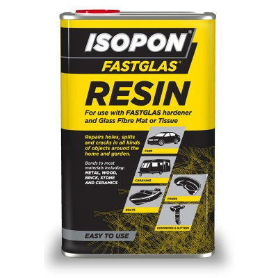 Isopon Fastglas Glass Fibre Laminating Resin 1 Litre