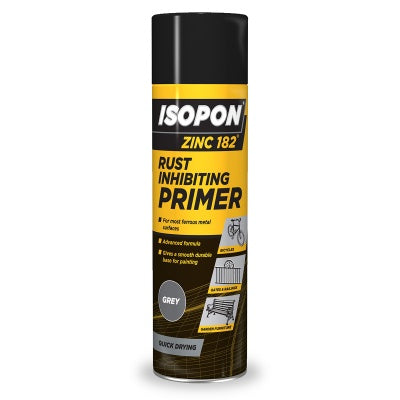 Isopon Rust Inhibiting Primer Aerosol Grey 450ml