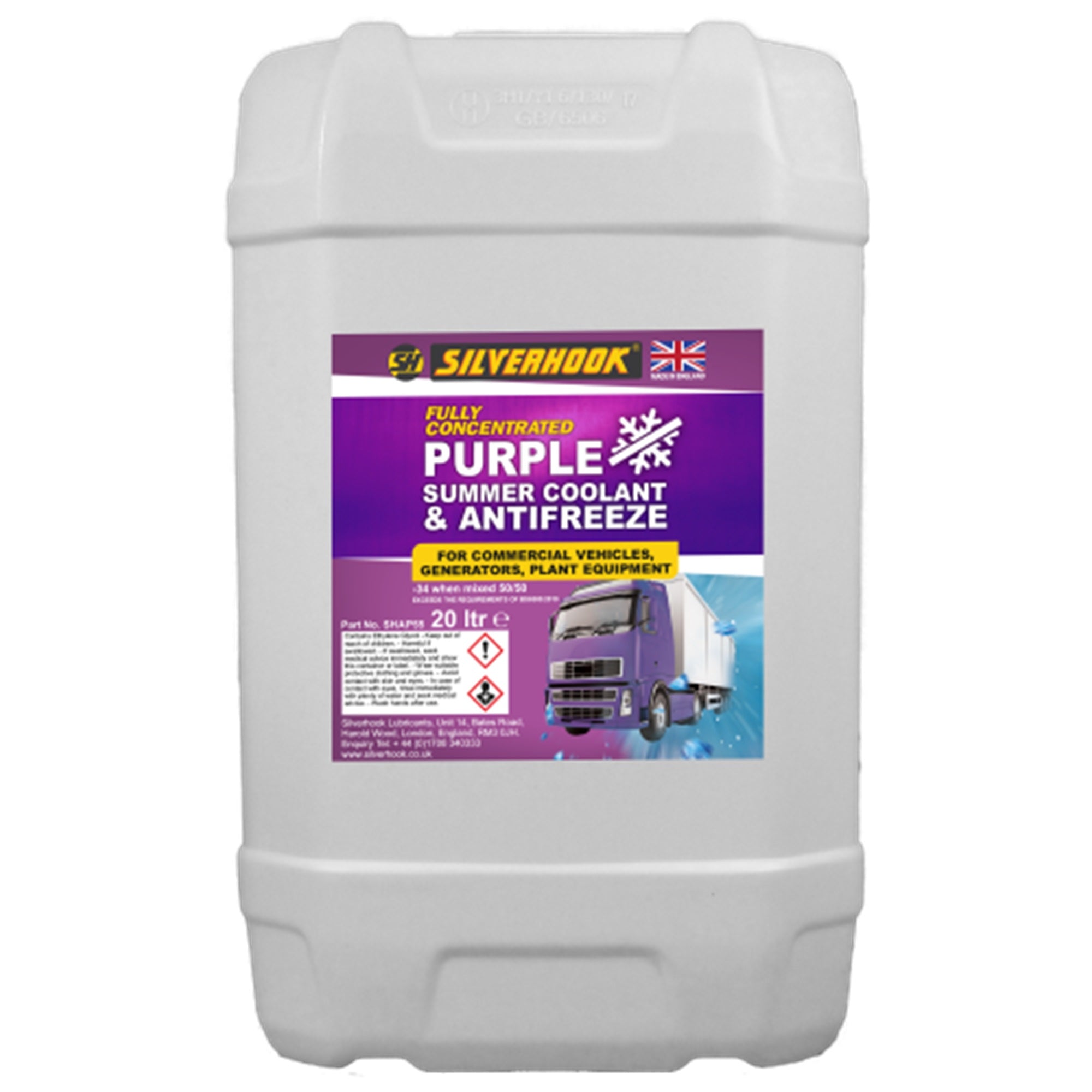 Silverhook Heavy Duty Purple Antifreeze 20L