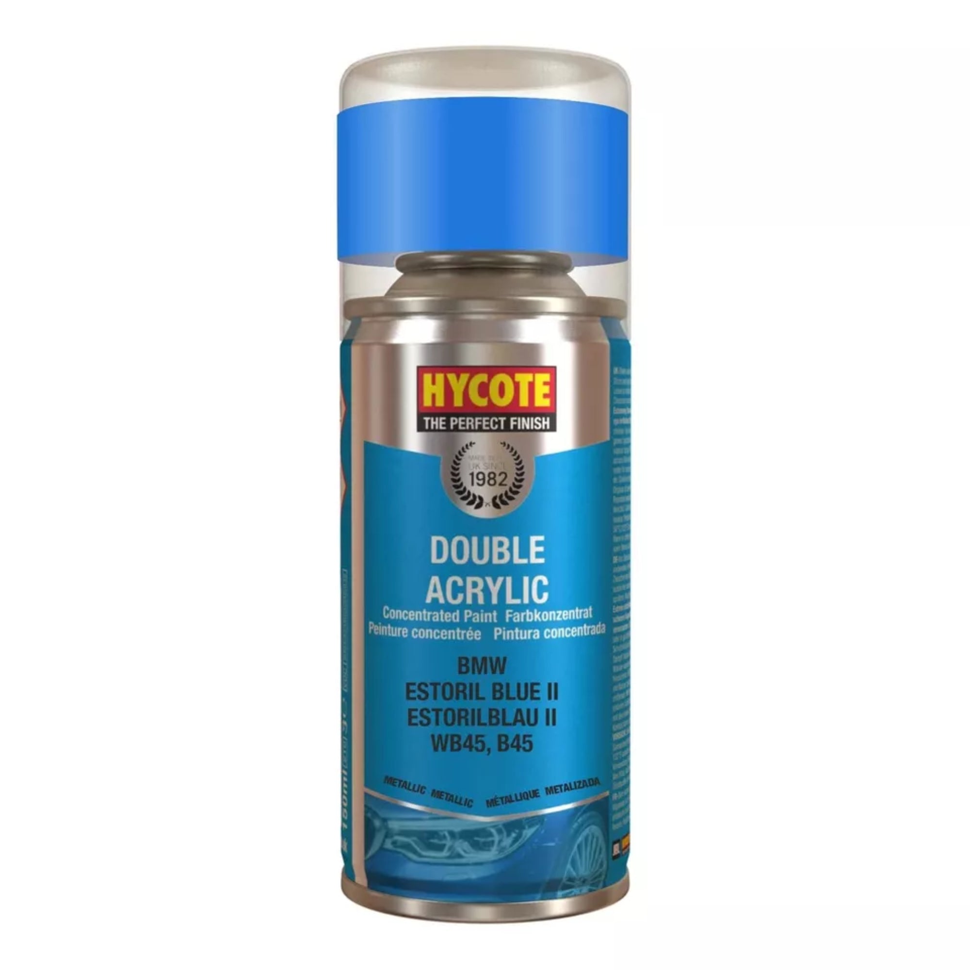 Hycote DBM612 BMW Estoril Blue II Spray Paint 150ml