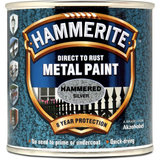 Hammerite Direct to Rust Metal Paint - Hammered Silver 250ml