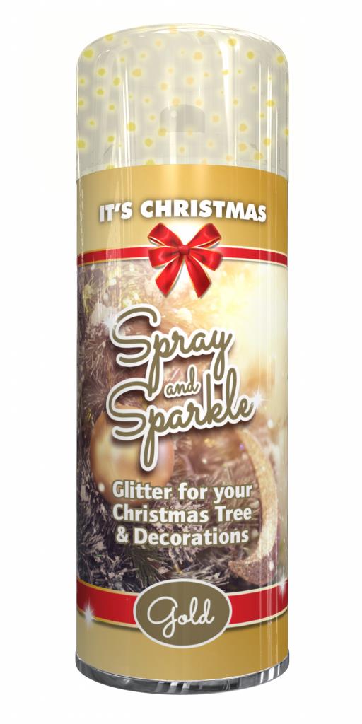 Glitter Spray & Sparkle for Christmas Tree & Decorations