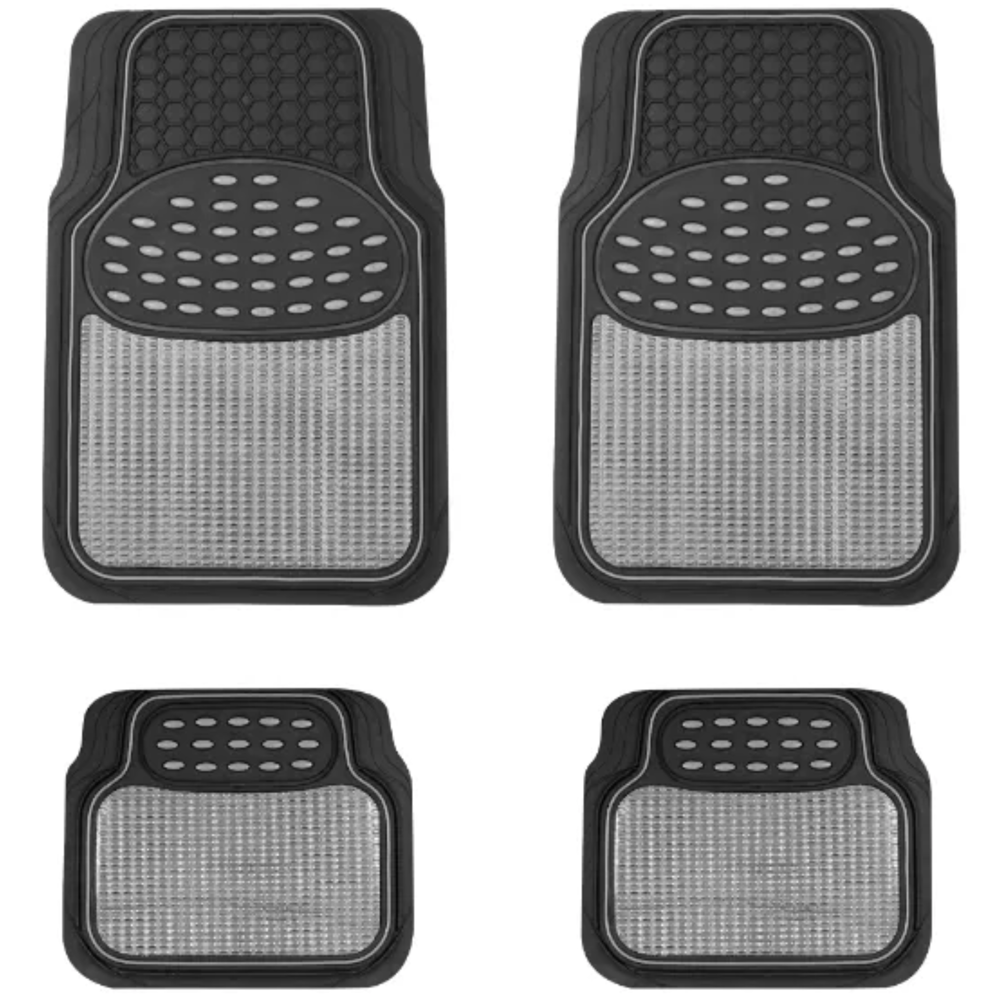 Streetwize Revelation Mat Set with Chrome Trim Set of 4