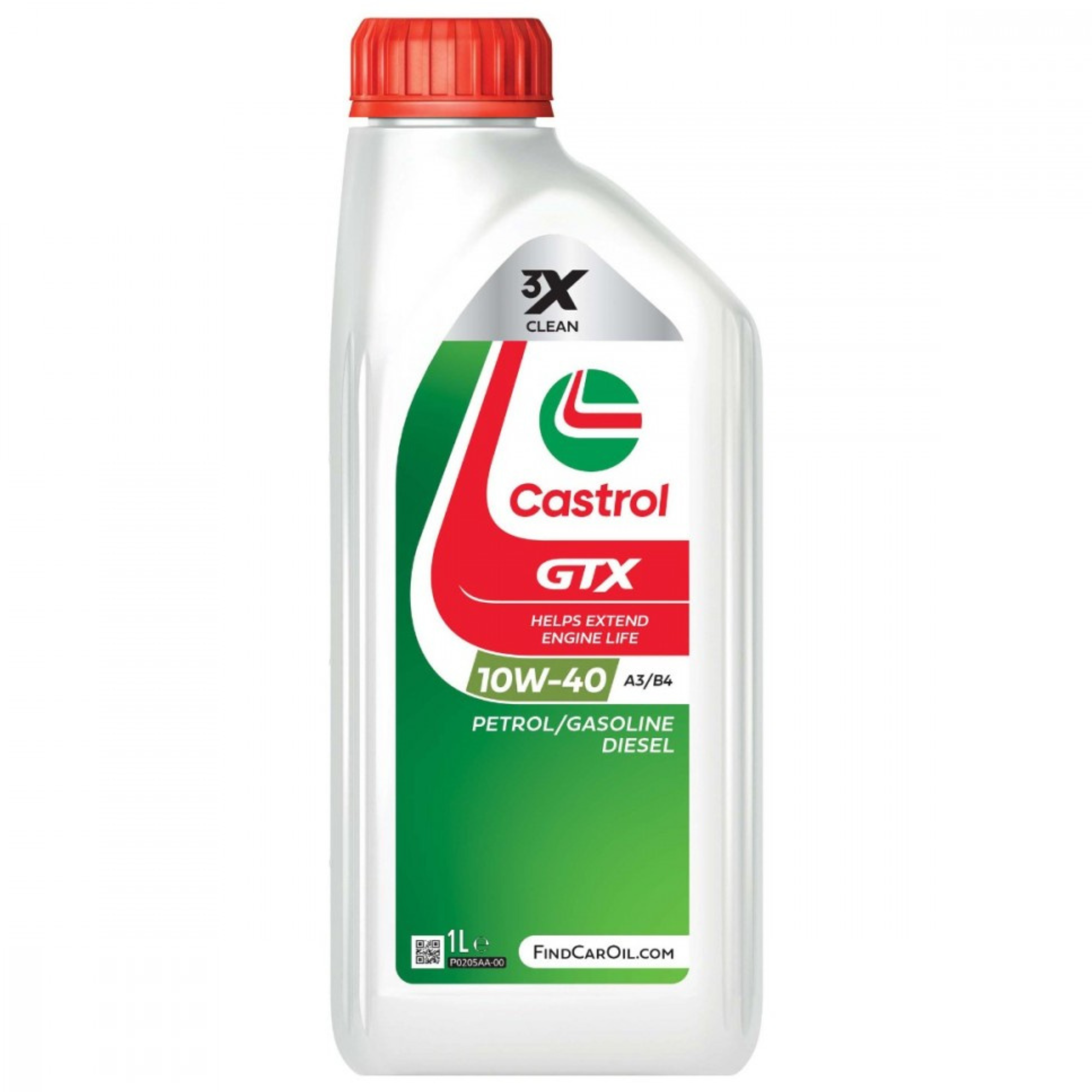 Castrol GTX 10W-40 A3/B4 Engine Oil 1L