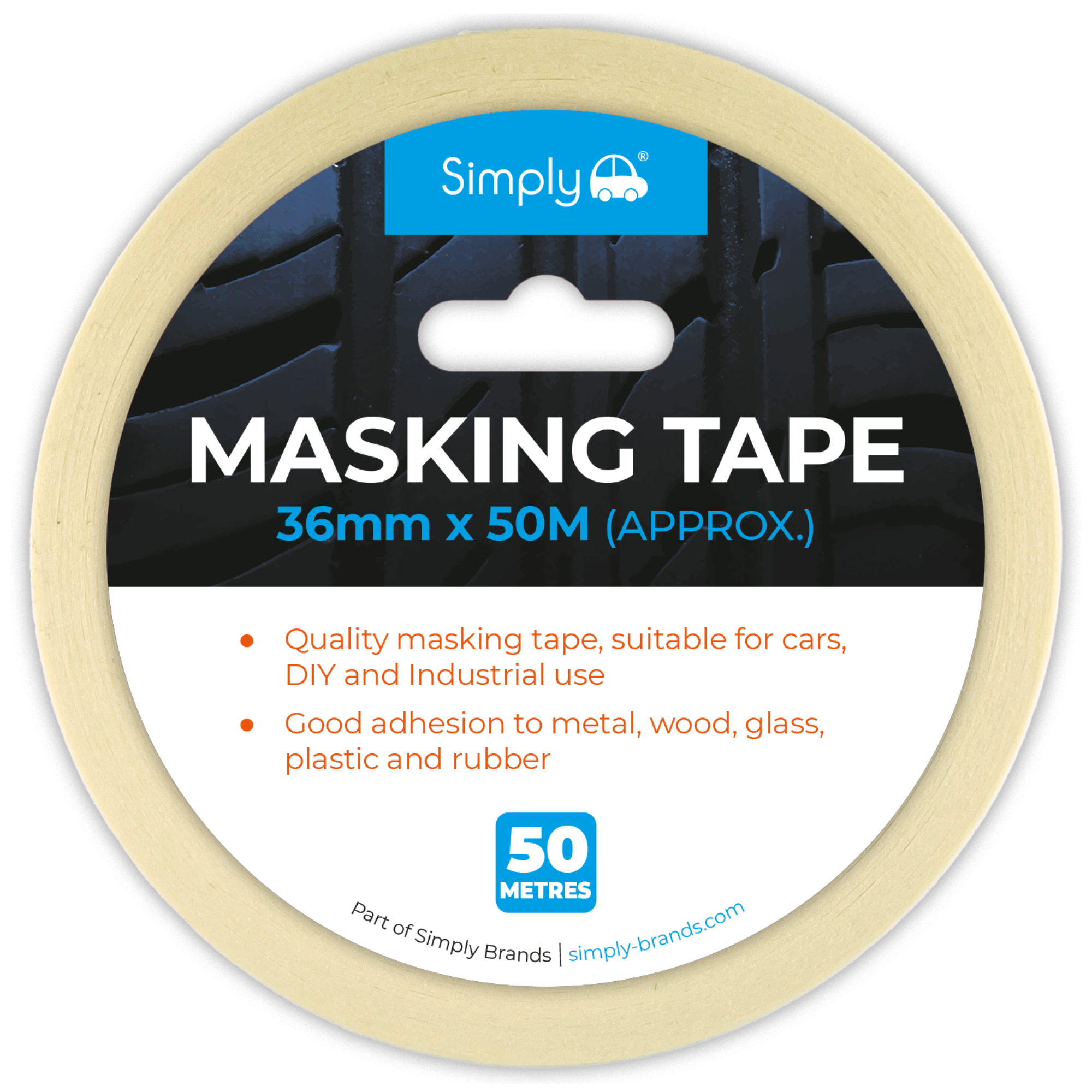 Simply Masking Tape 36mm x 50M