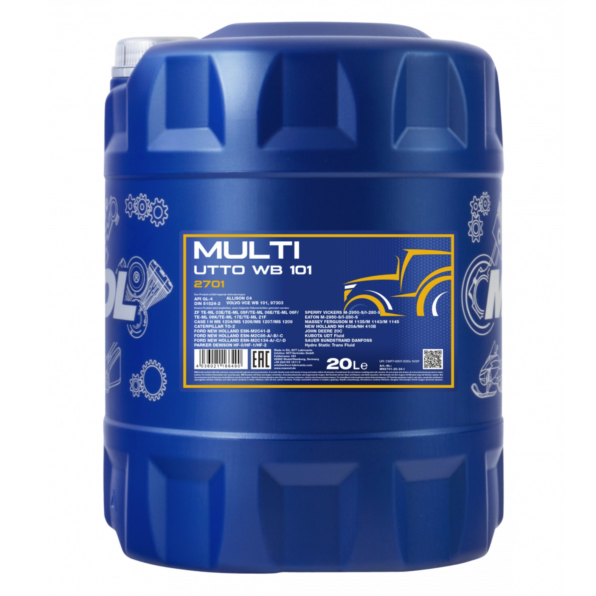 MANNOL Multi UTTO WB 101 2701 20L