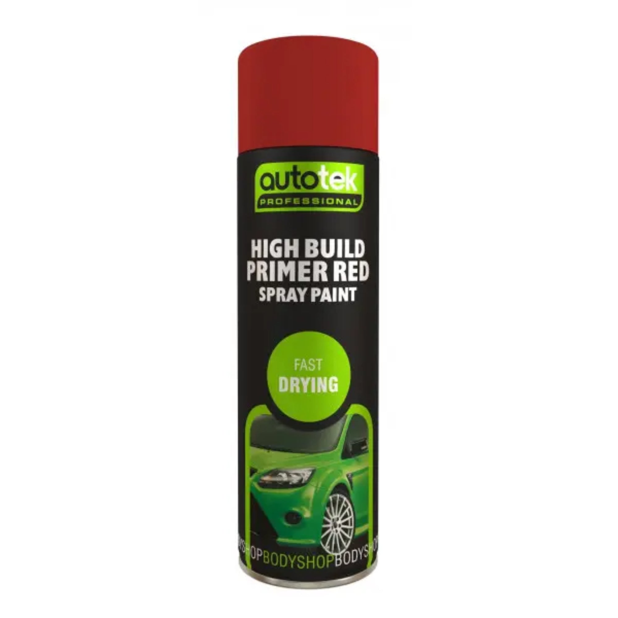 Autotek Spray On Paint High Build Primer 500ml Red