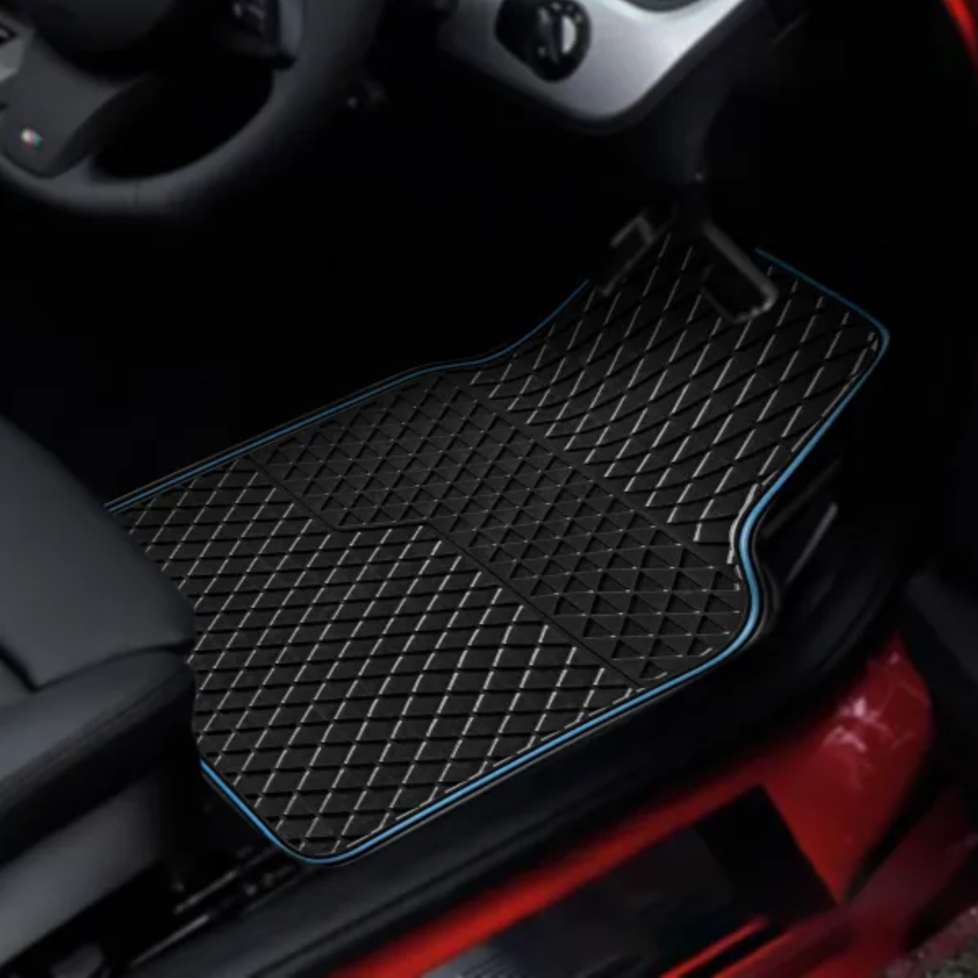 Sakura PVC Car Mat (Blue)