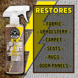 Carpet and upholstery cleaner 16 fl. oz., fast stain removal, Chemical Guys.