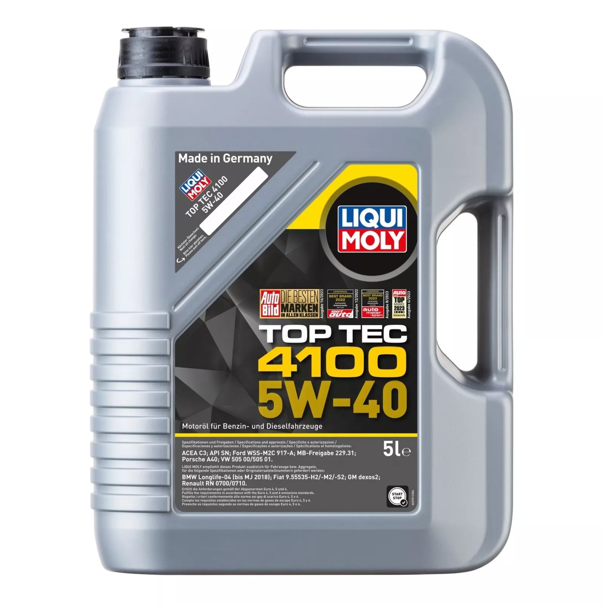 Liqui Moly Engine Oil Top Tec 4100 5W-40 5L
