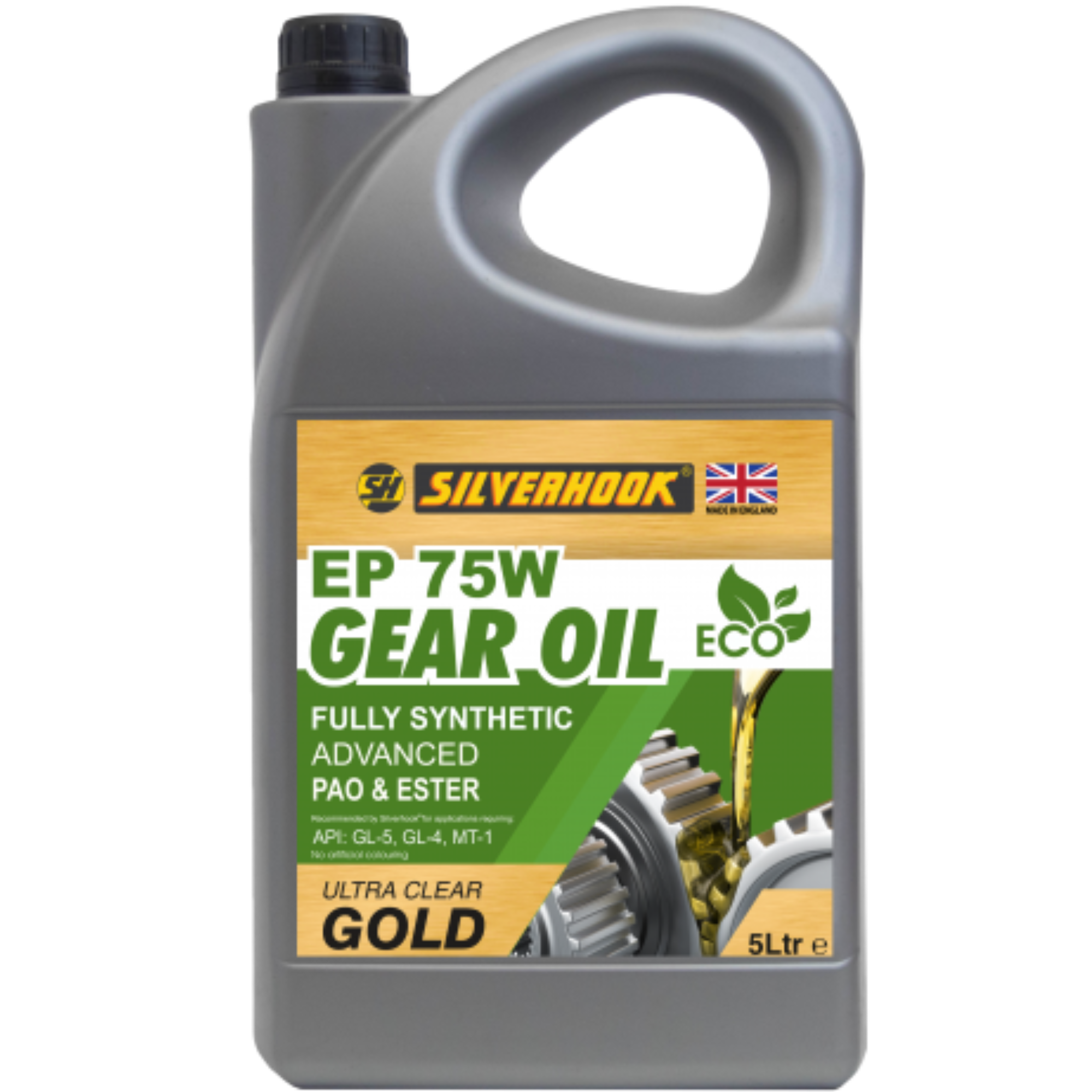 Silverhook Gear Oil 75w GL4/GL5 Fully Synthetic 5L