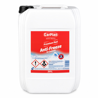 CarPlan Premium Red Antifreeze & Coolant 20 Litre
