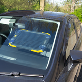 AA 13W solar car battery charger, portable, eco-friendly charging solution.
