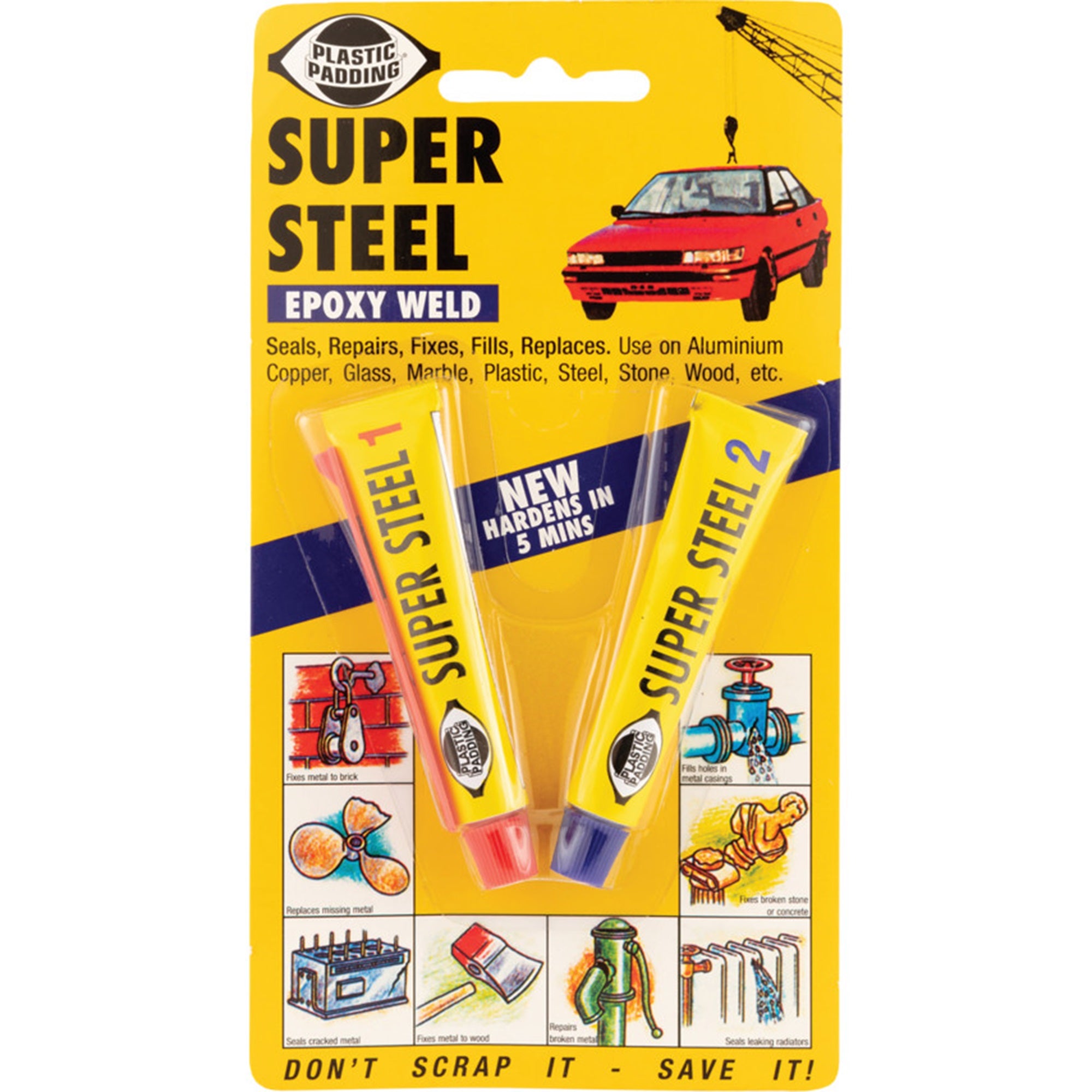 Loctite Plastic Padding Super Steel Epoxy Weld - 2 X 25g