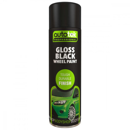 Autotek Black Gloss Wheel Paint 500ml