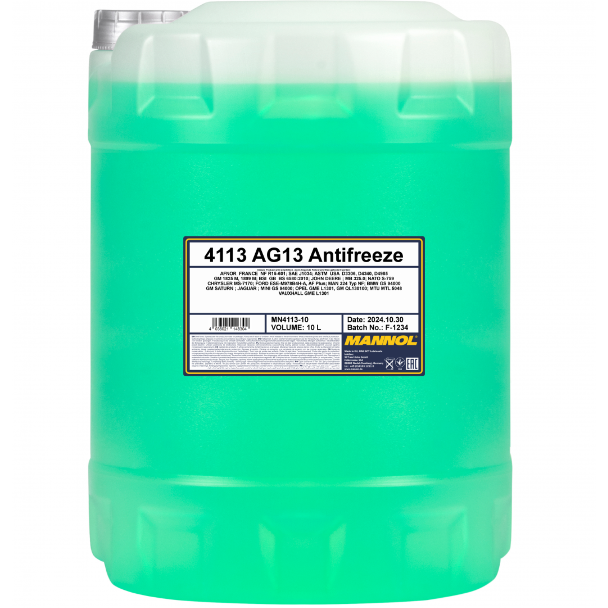 MANNOL Antifreeze AG13 Hightec 4113 10L