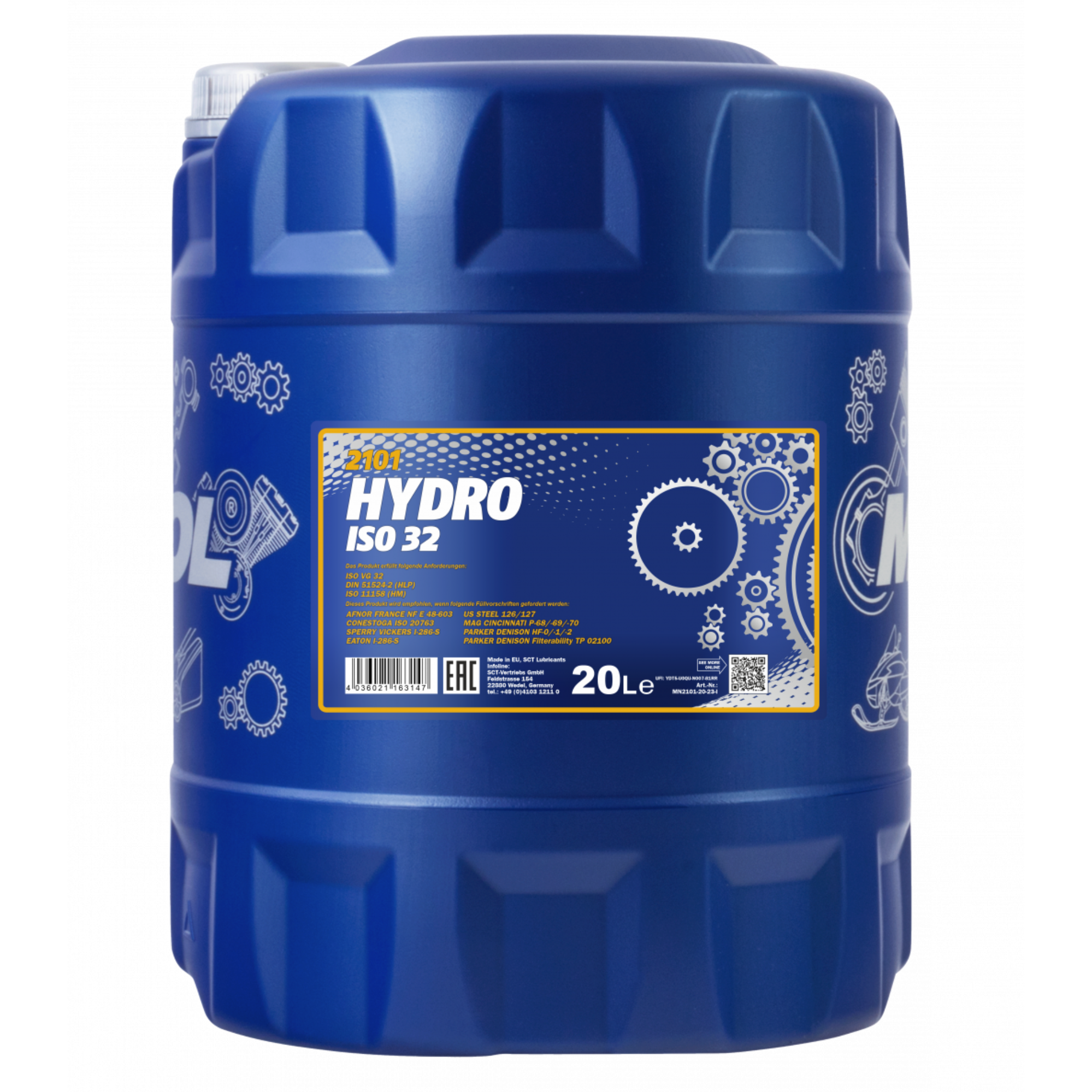 MANNOL Hydro ISO 32 Hydraulic Oils 20L