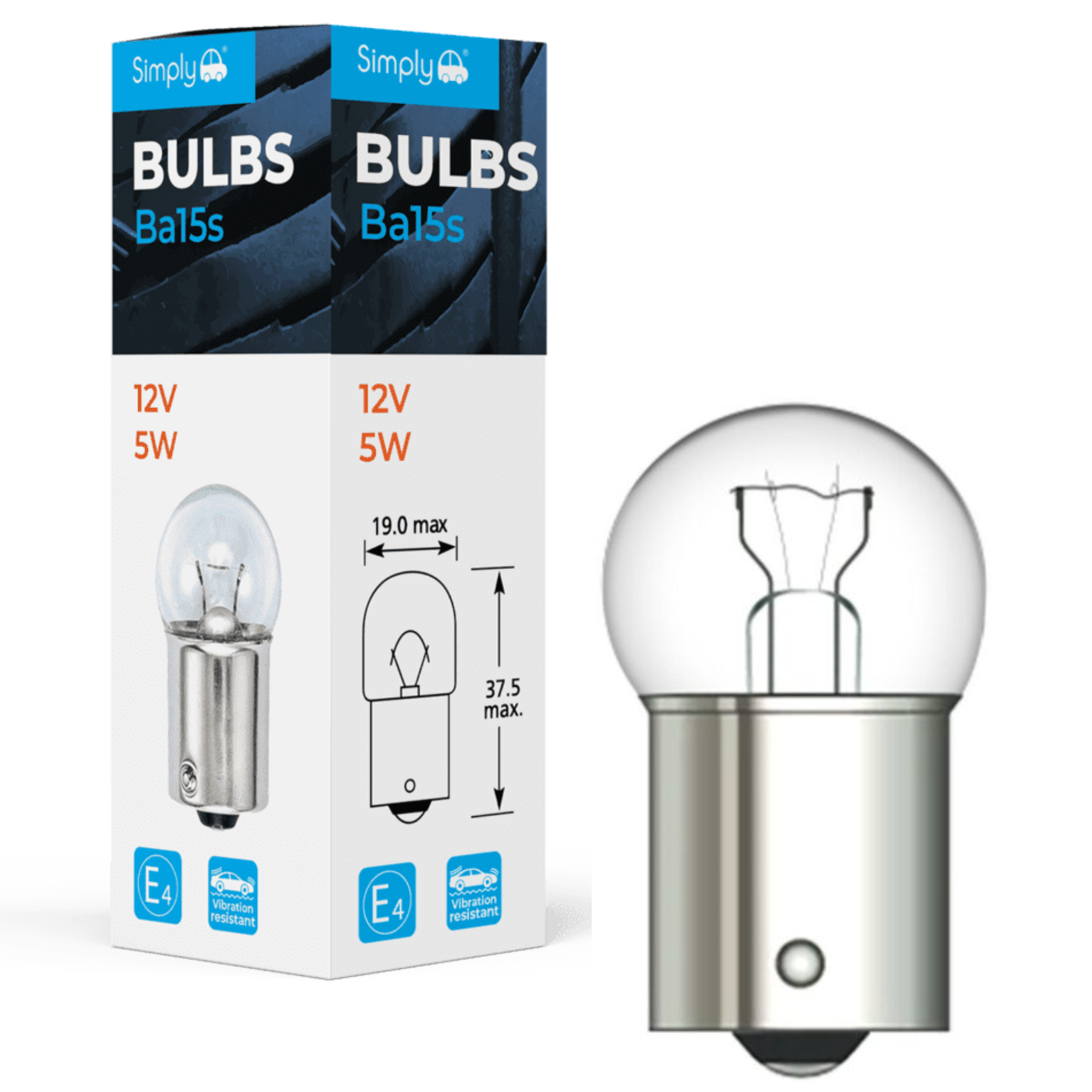 SIMPLY 207 R5W Car Side & Tail Light Bulb
