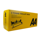 AA 3T trolley jack, compact and durable for vehicle maintenance.