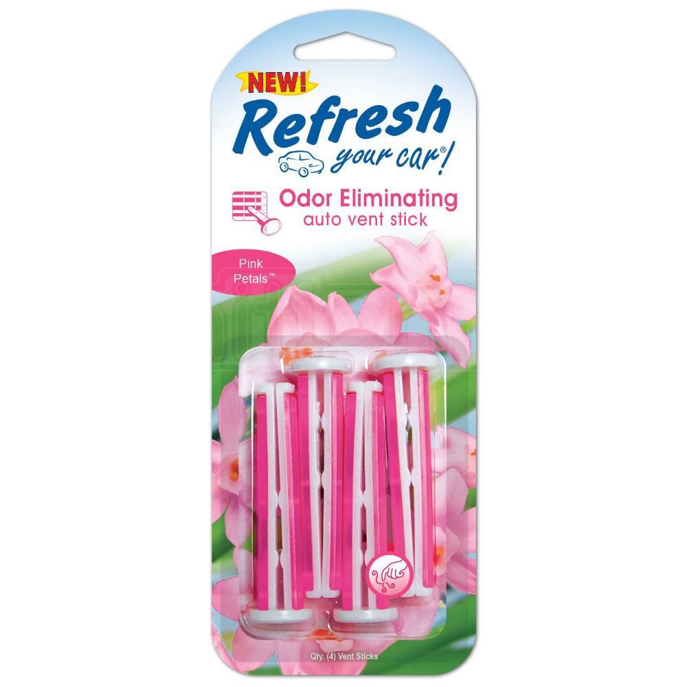 Refresh Pink Petals Scented Vent Sticks 4Pk