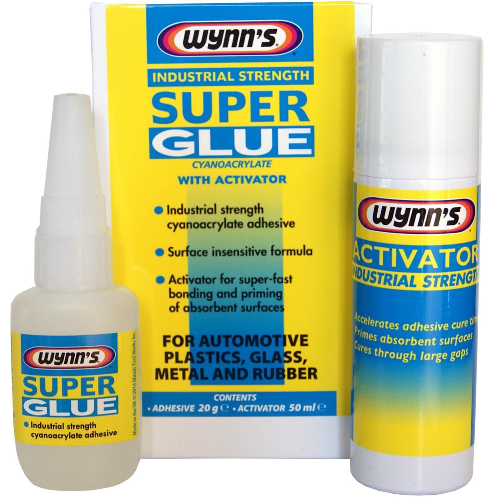 Wynn's Industrial Strength Super Glue With Activator