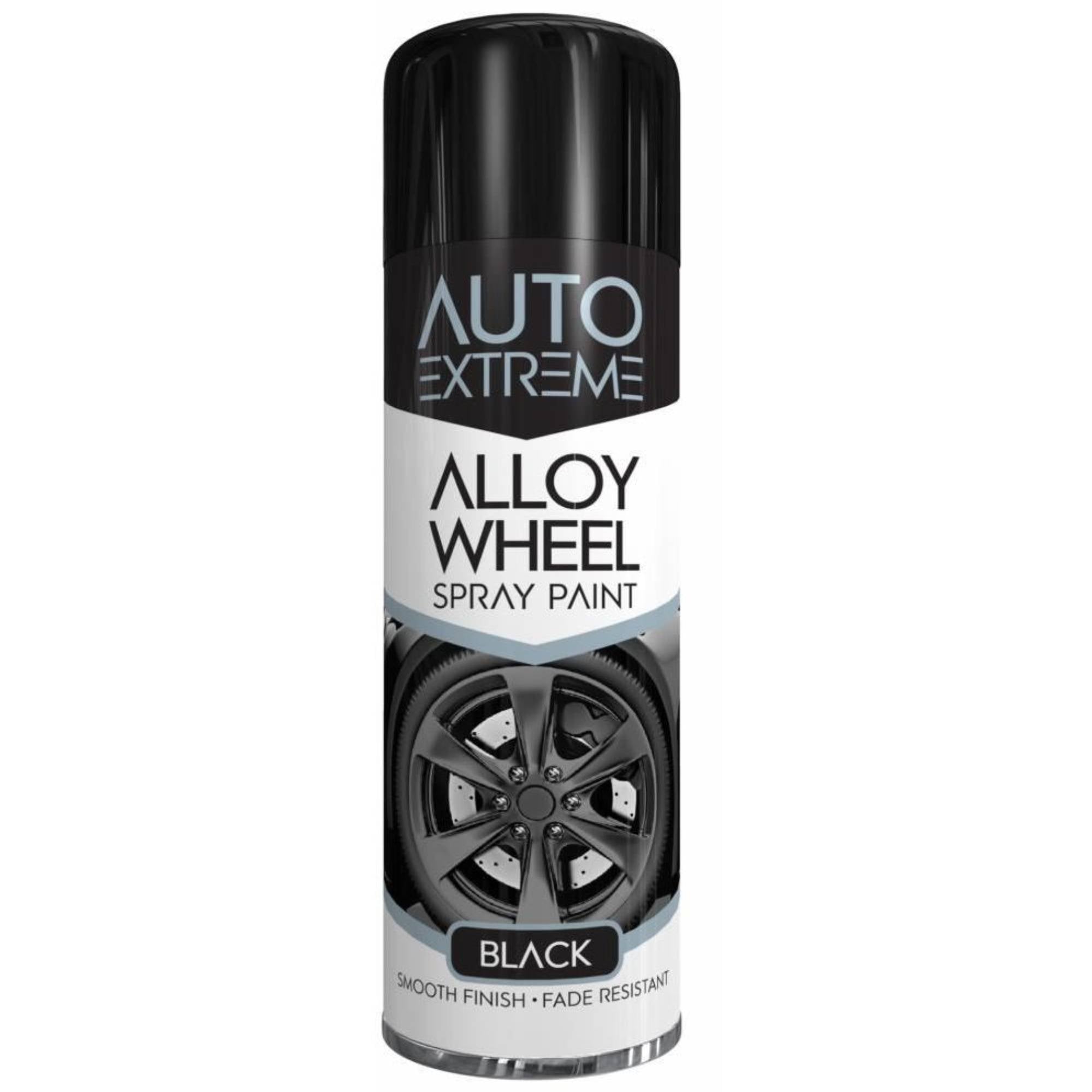 AUTO EXTREME Alloy Wheel Black Spray Paint 300ml