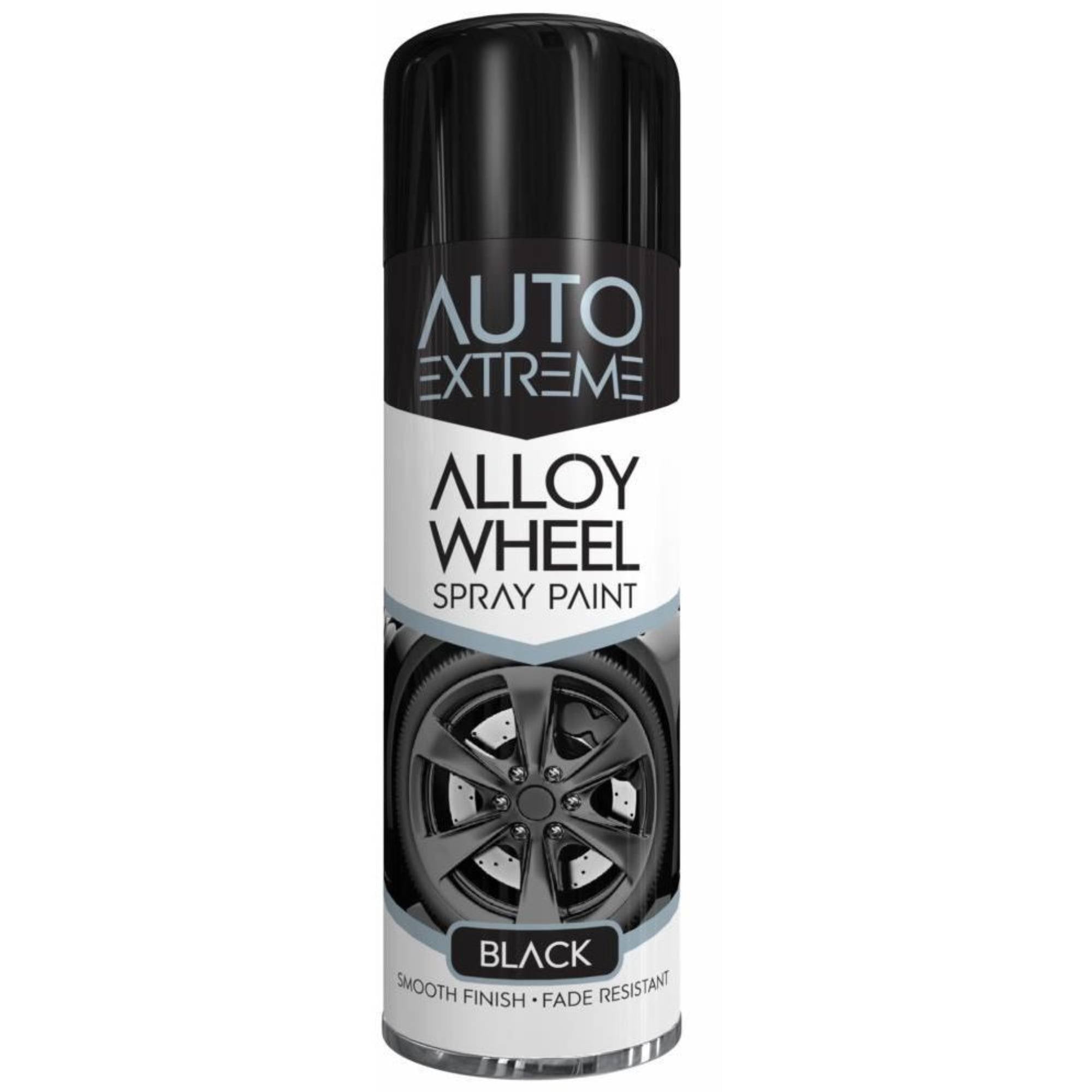 Auto Extreme Alloy Wheel Black Spray Paint 300ml