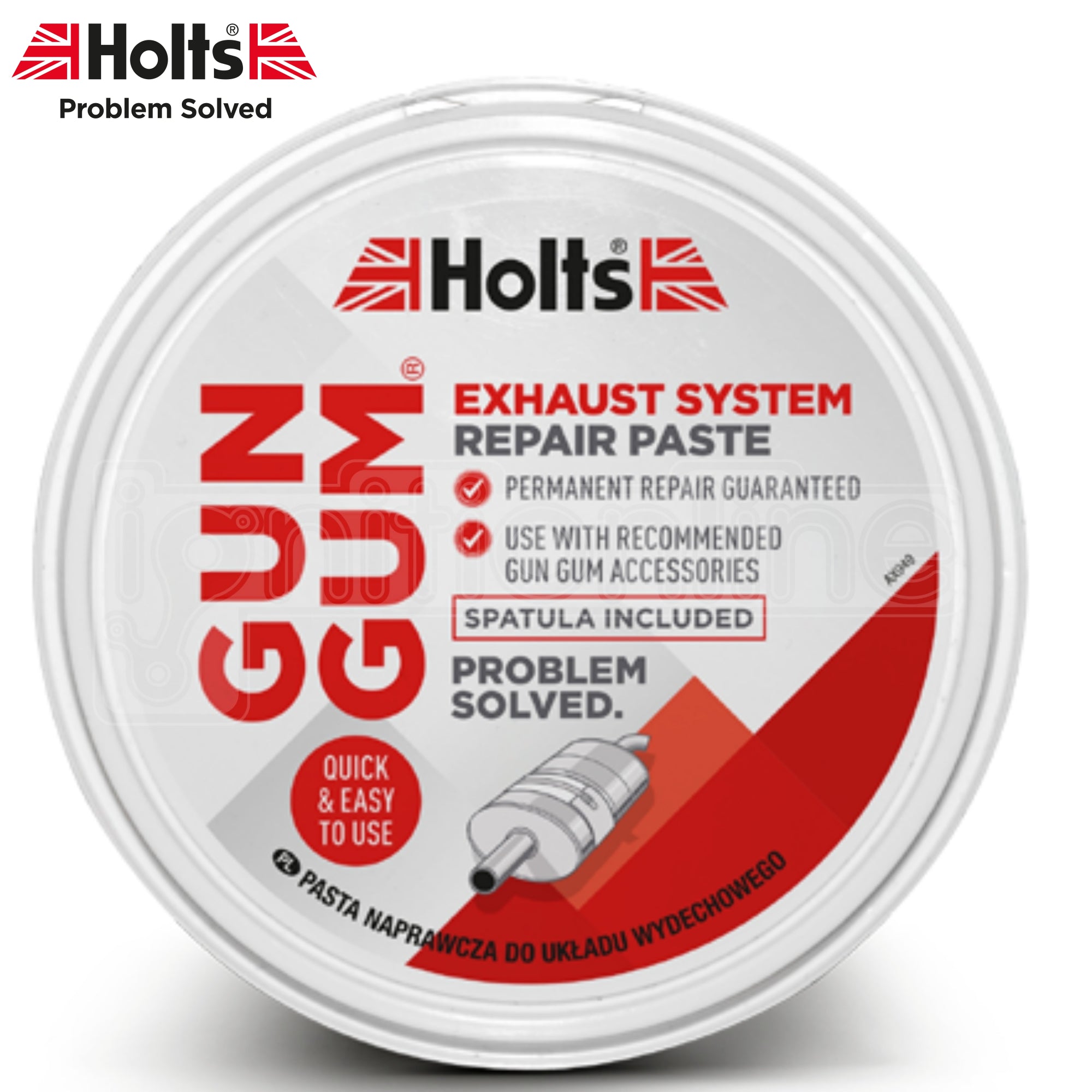 Holts Gun Gum Gas Tight Silencer Repair Paste 200g