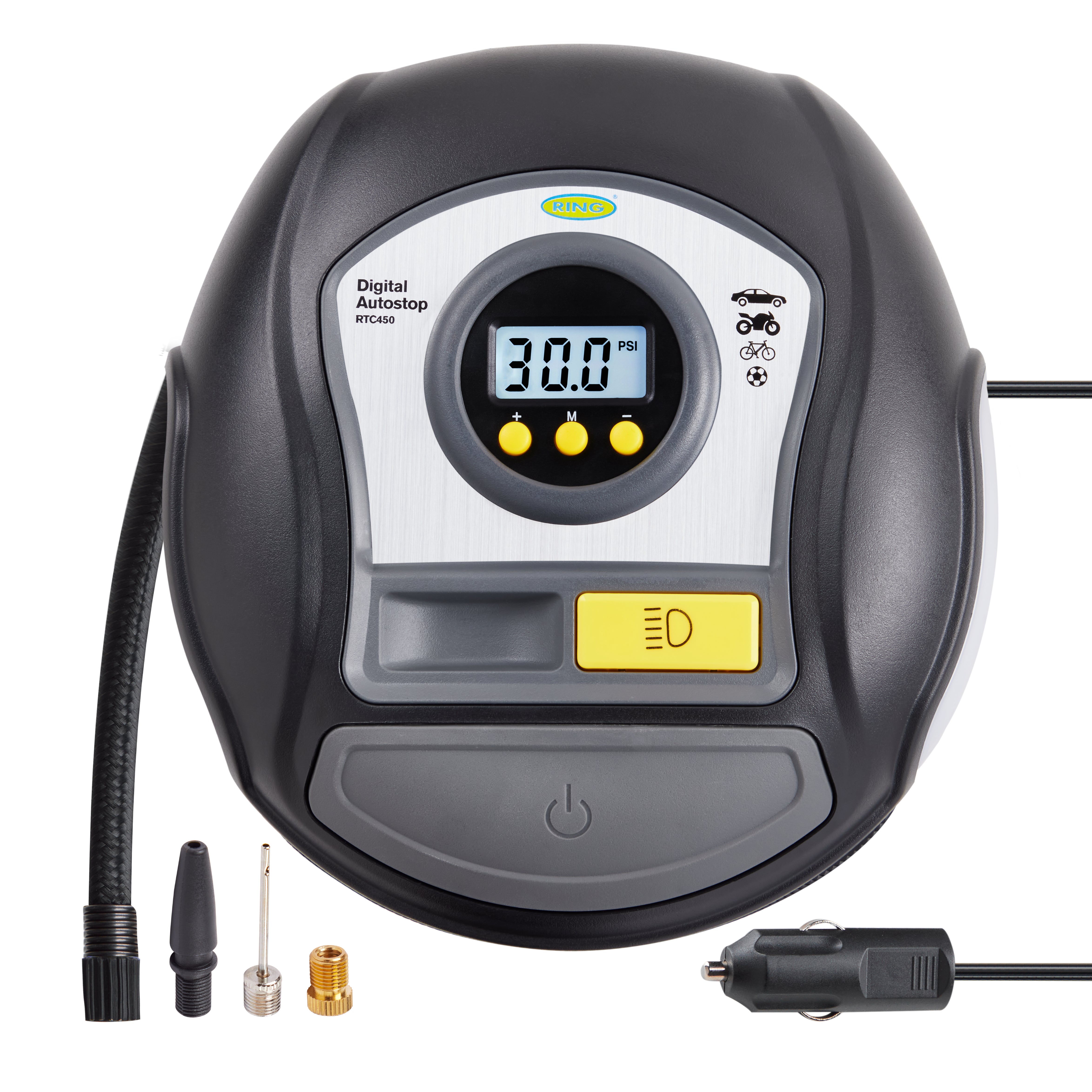 RTC450 Digital Tyre Inflator with Auto Stop