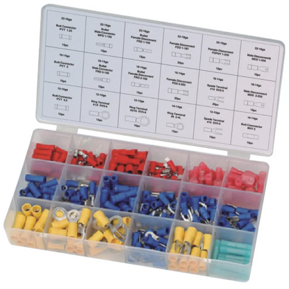 260 Piece Multi-Purpose Wire Terminal Assortment Kit