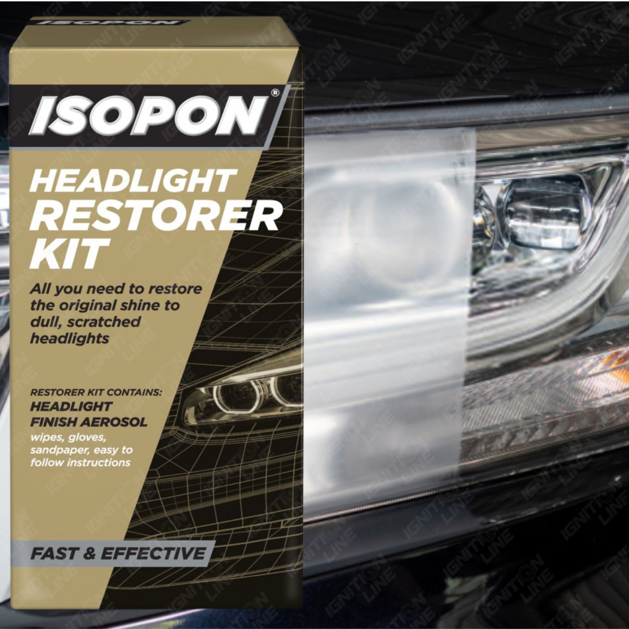 Isopon Headlight Restorer Kit