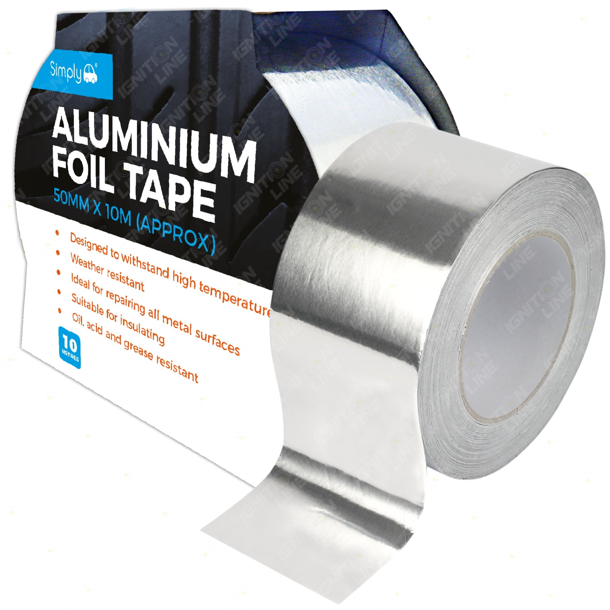 Simply Aluminium Foil Tape 50Mm X 10M