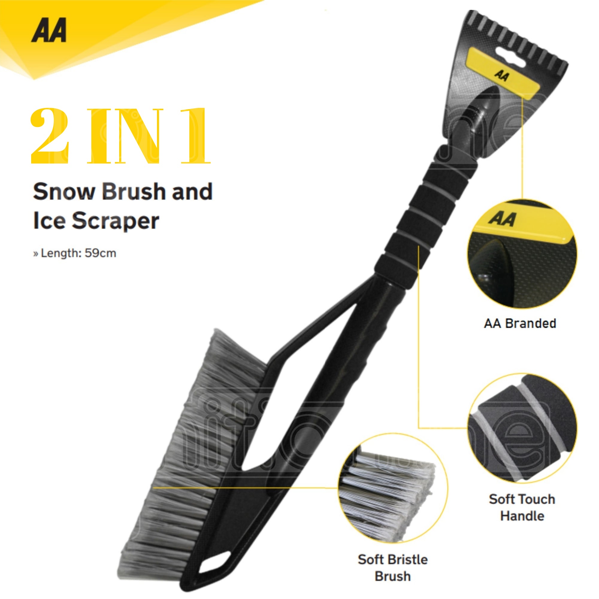 AA Ice Scraper & Snow Brush