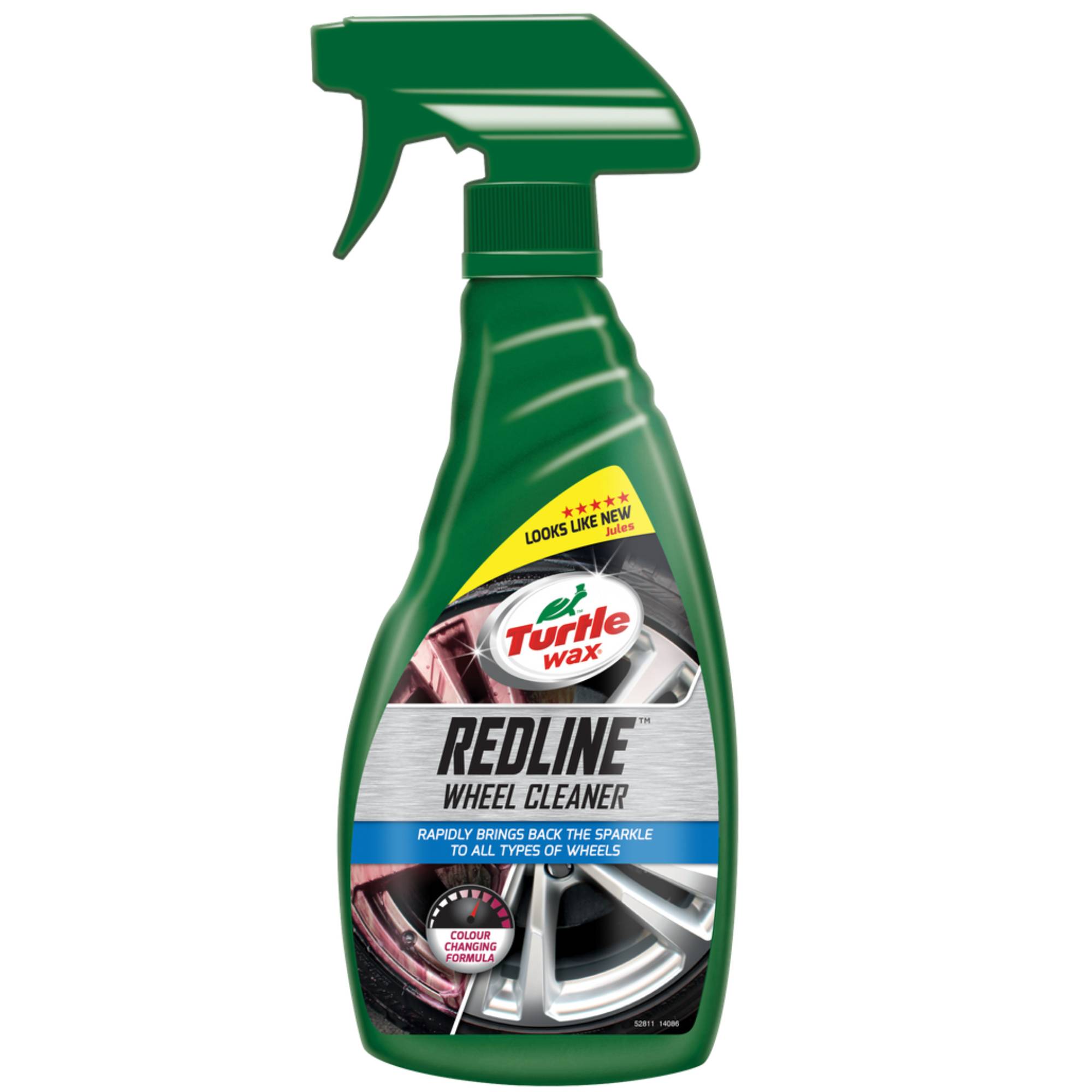 Turtle Wax Redline Car Alloy Wheel Cleaner Removes Dirt & Brake Dust 500ml