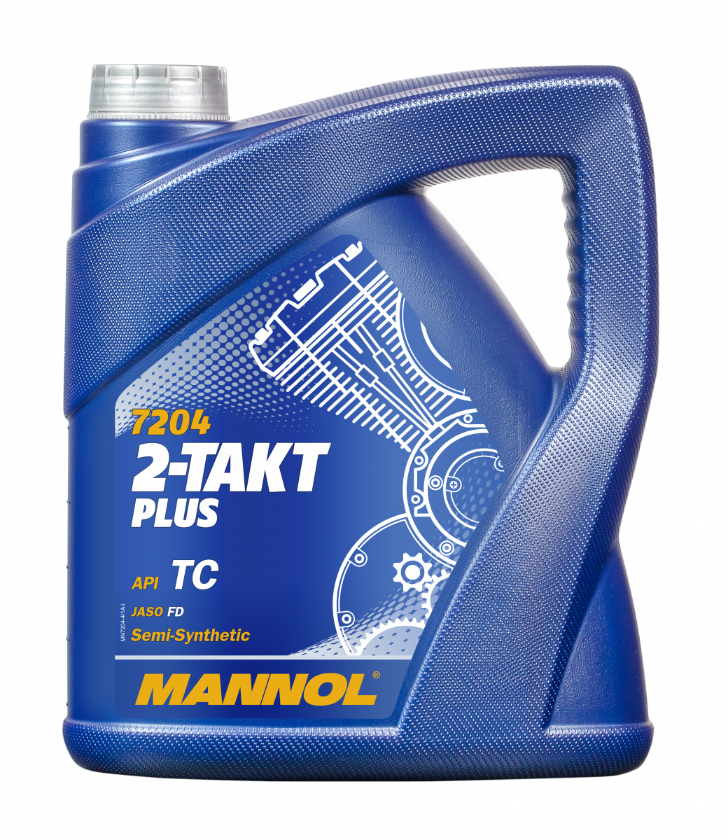 Mannol 2-Takt Plus 4L Two Stroke Engine Oil Api Tc / Jaso Fd Motorcycle Antiwear