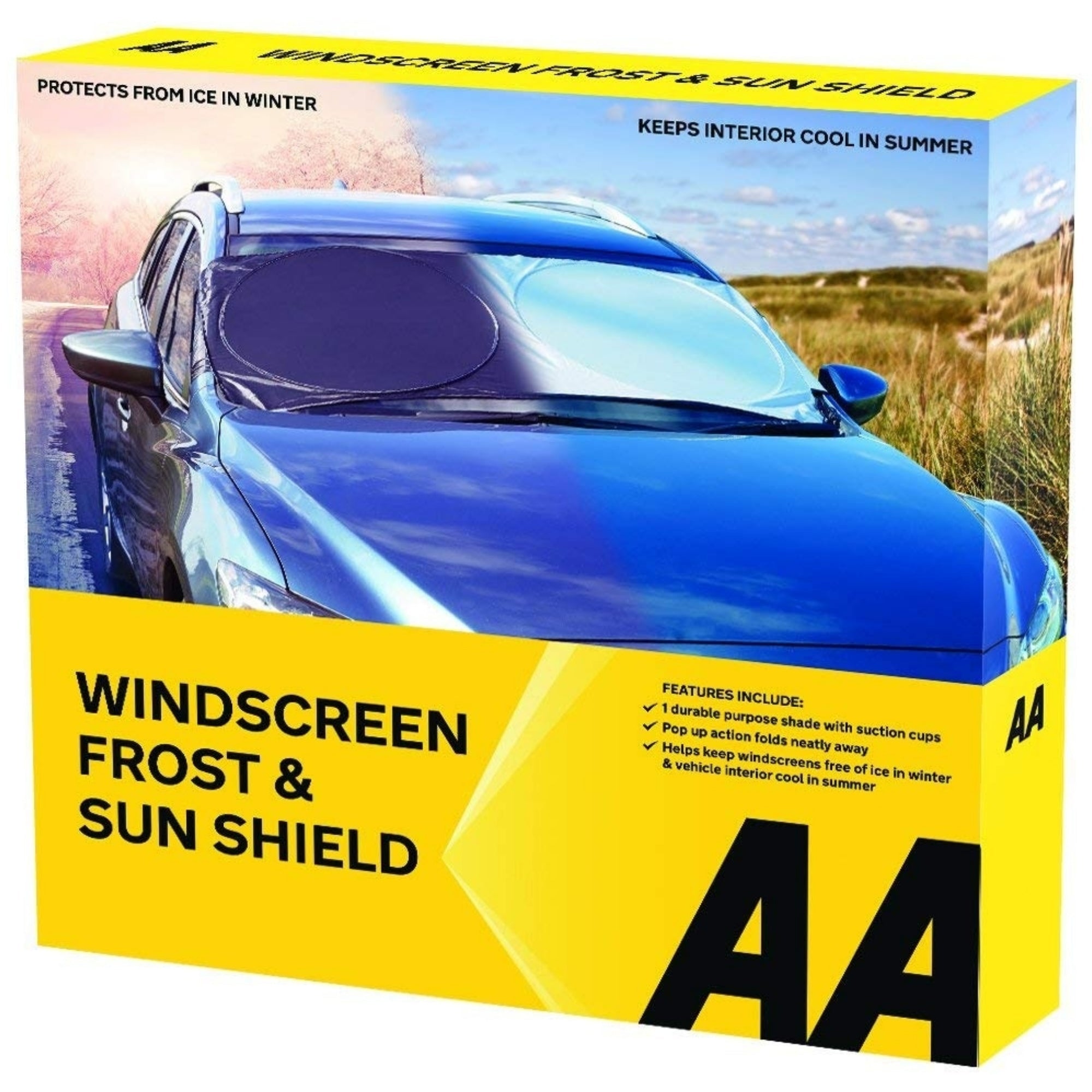 AA Pop-Up Windscreen Frost Shield