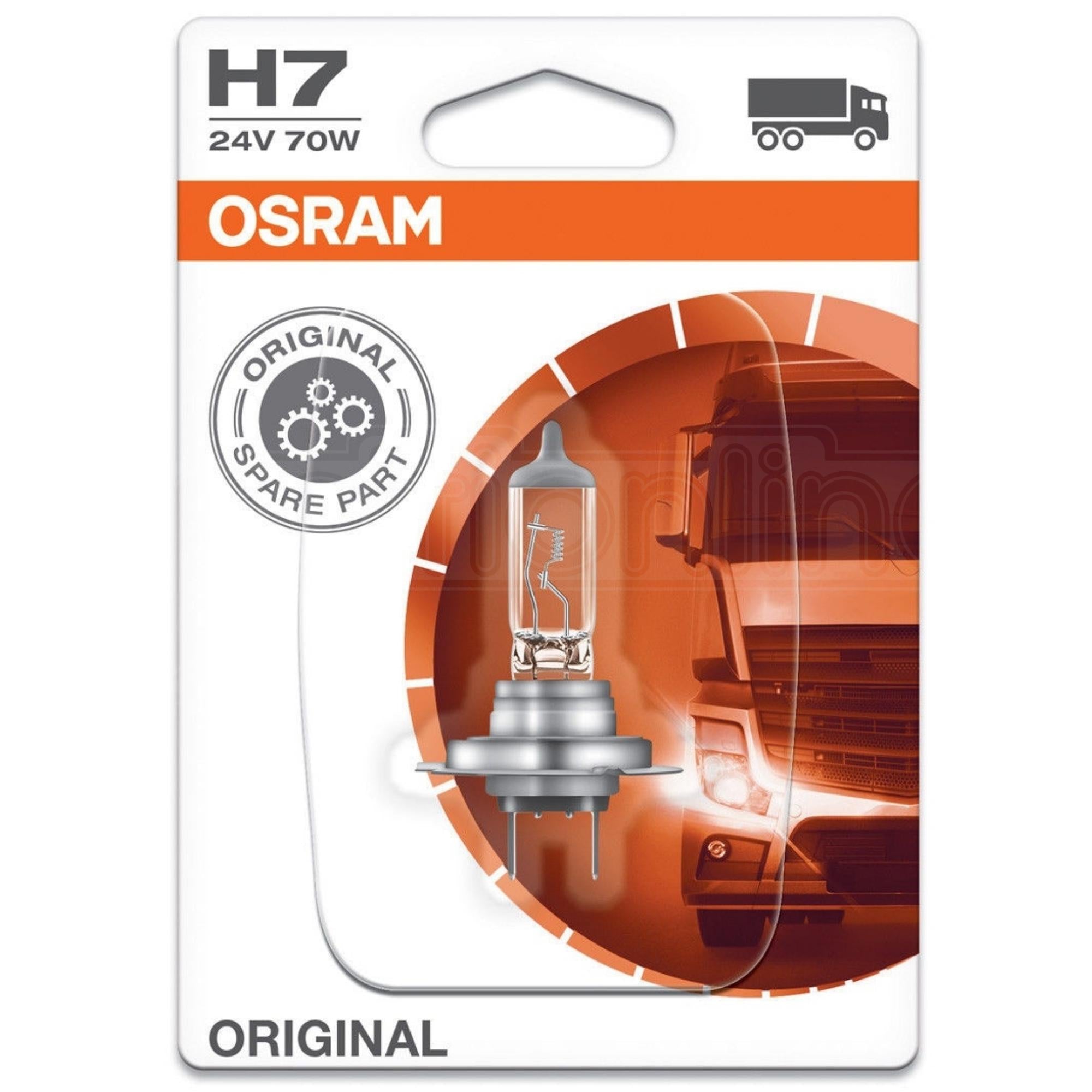 Osram H7 Truck 24V 70W Headlight Bulb