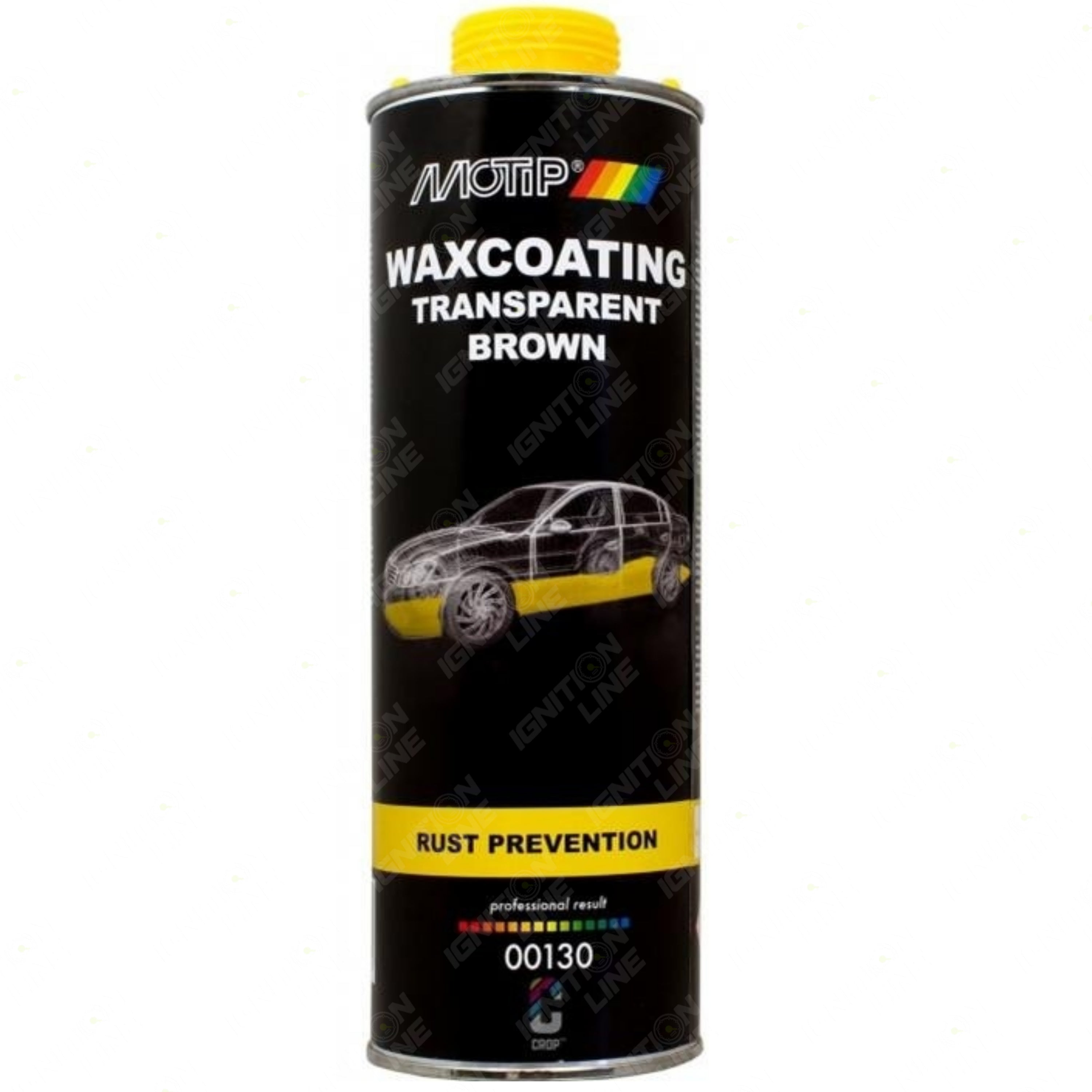 Motip Car-Underbody Wax Coating Transparent Brown 1 Litre