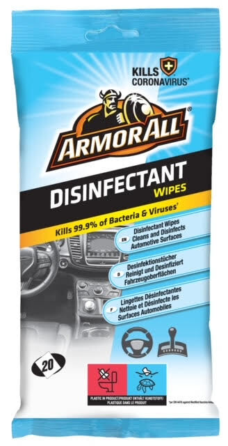 Armor All Disinfectant Wipes X20