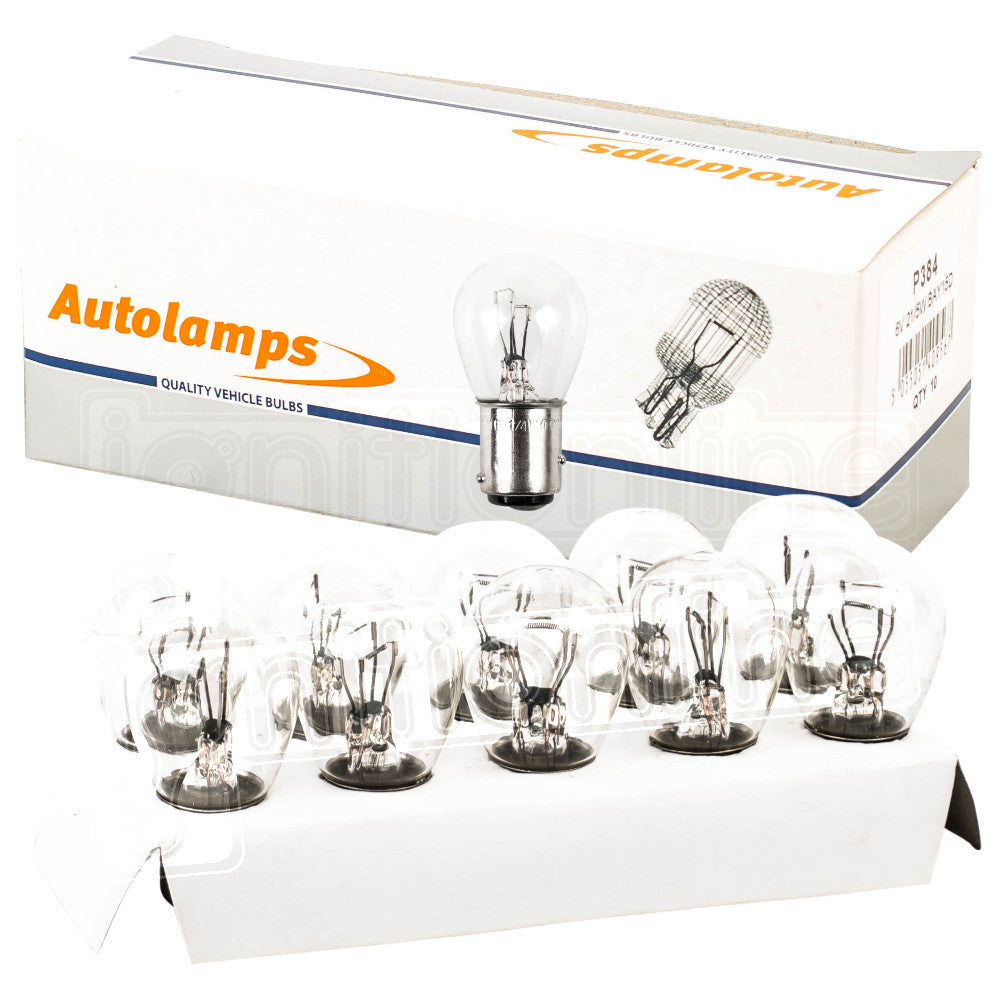 384 Replacement 6V 21/5W Stop & Tail Bayonet Bulbs (Pack Of 10)