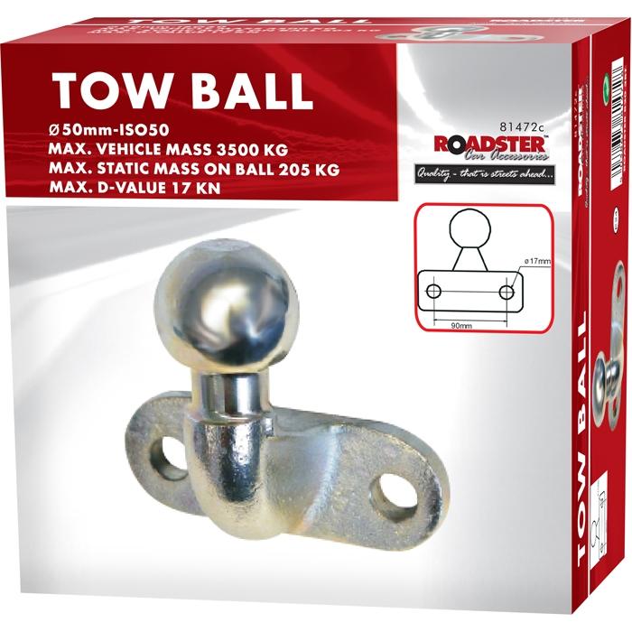 Tow Ball for all 50mm couplings